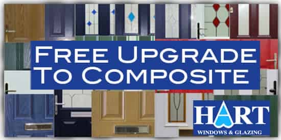 Upgrade your fron door to composite for free Upgrade your fron door to composite for free