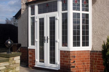 White uPVC French Door Fleet