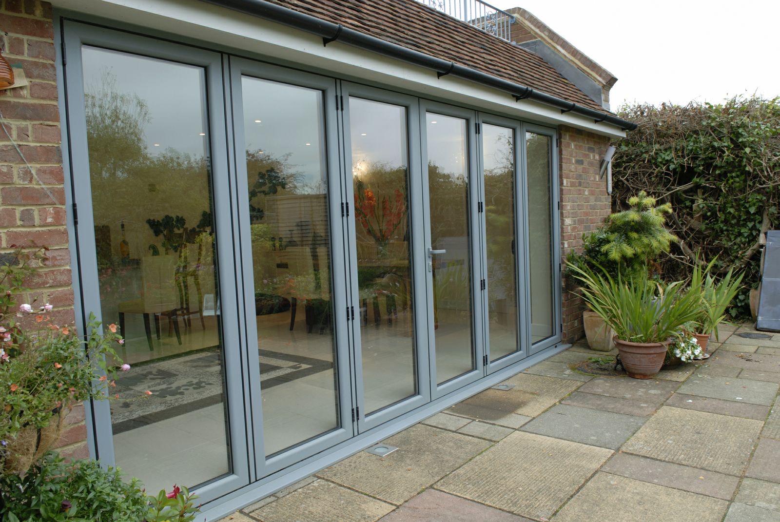 Highly secure aluminium bi-fold doors in Camberley