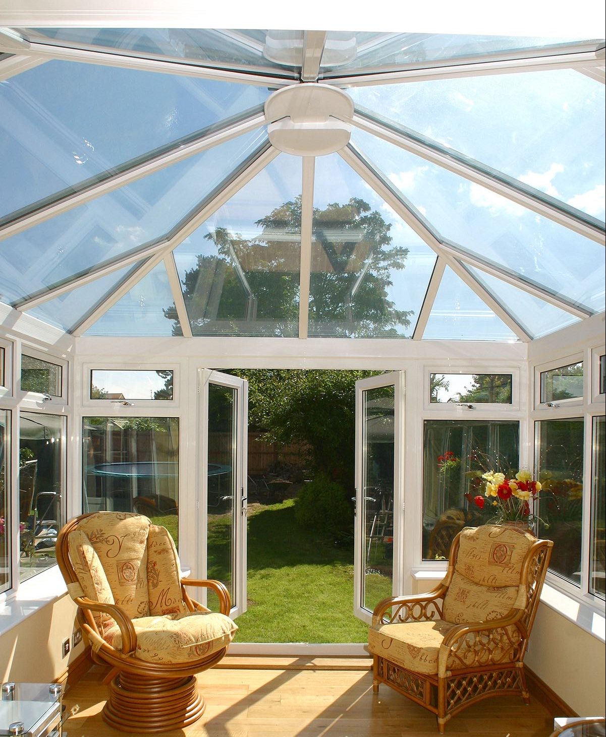 Global White Edwardian Conservatory Roof