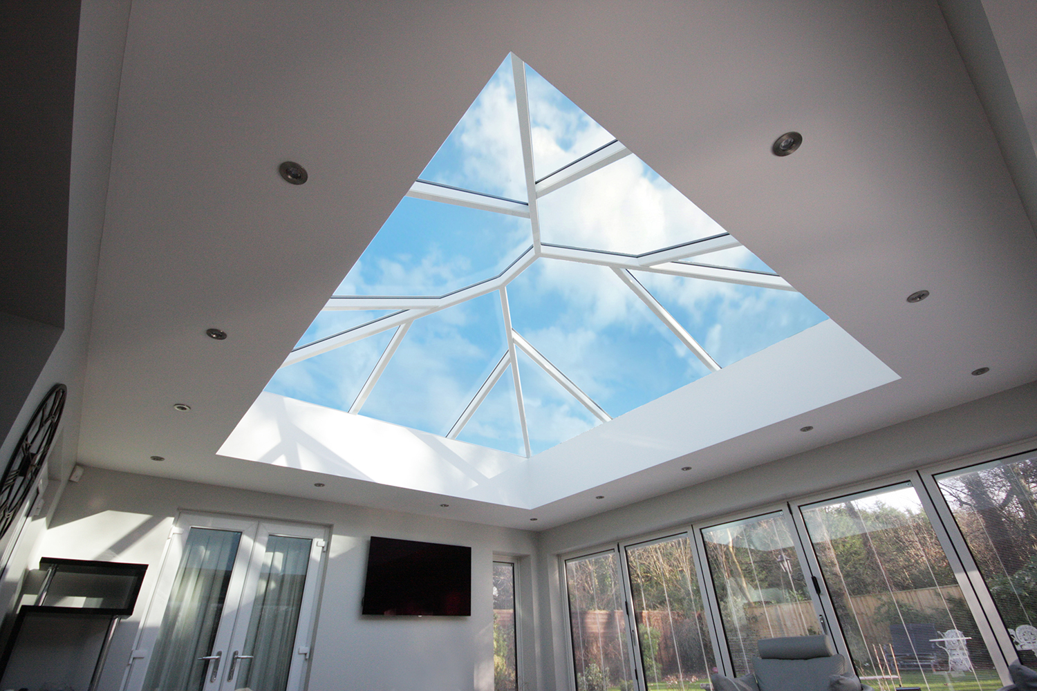 Flat roof lanterns, Fleet Hampshire